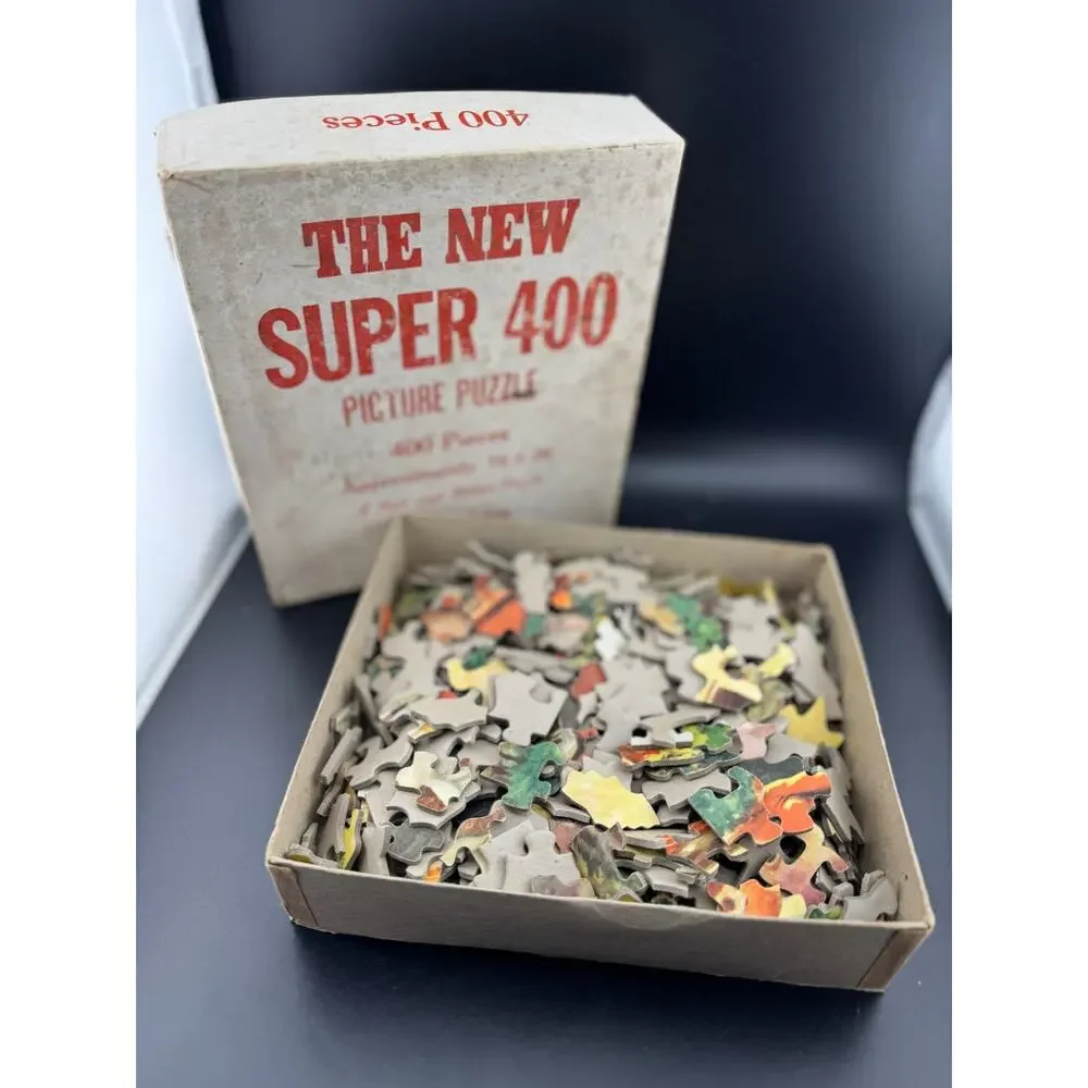 Vintage The New Super 400 Puzzle - The Goose Girl